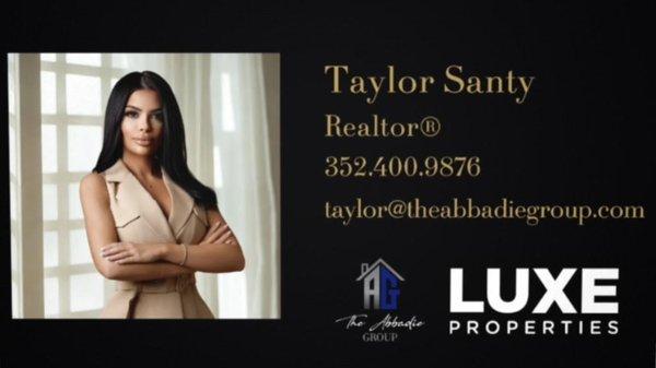 Taylor Santy - Luxe Properties