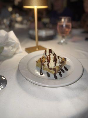 White chocolate brownie