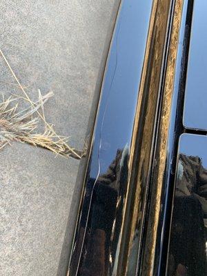 More of the damage for the 4 hour oil change .