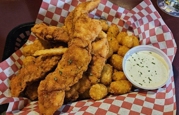 Chicken Tenders and Tots