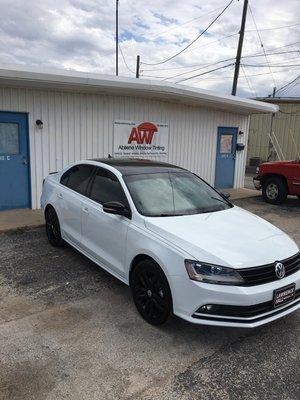 LLumar ceramic tinting on this 2018 VW.