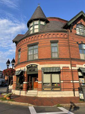 Book Ends' historic corner storefront