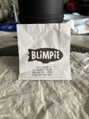 Blimpie America's Sub Shop