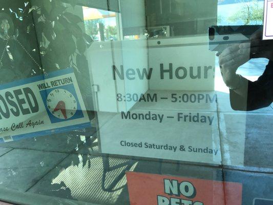 "Maps" said it was open 10-5 on Saturday's. It's actually closed on Saturdays.