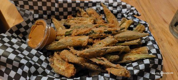 Okra fries Yom Yom Yom