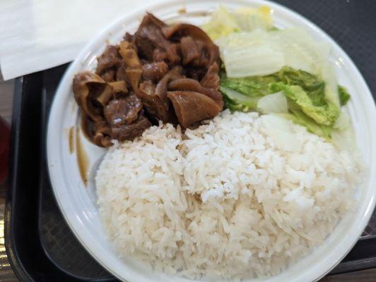 Beef stew with rice