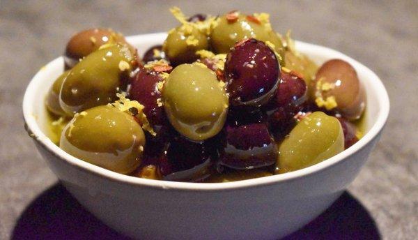 Smoked Olives - a delicious option for vegetarians