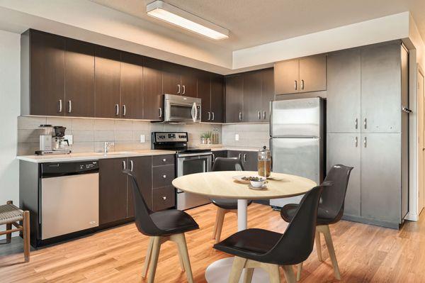 Sleek and modern kitchen