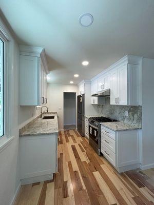 Flooring cabinets done