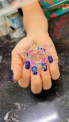 Gel-X nails design