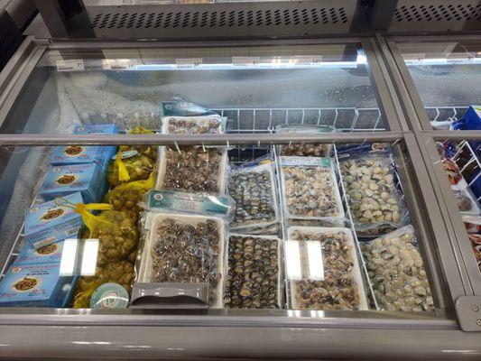 More frozen seafood