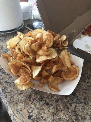 Ribbon fries they are wonderful, nothing like strips of chips , that is good eating