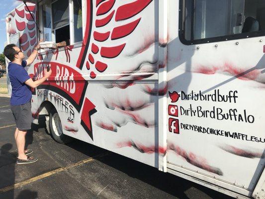 Dirty Bird Food Truck at Food Truck Friday's at the Marriott