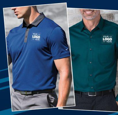 We can put Your logo on a huge variety of shirts.