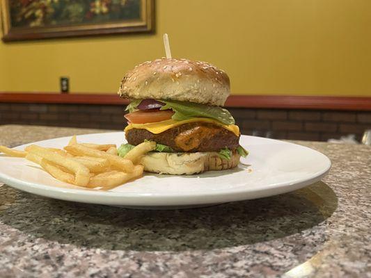 Chicken Tikka Burger
#ChickenTikkaBurgers...#Burger #LunchSpecials