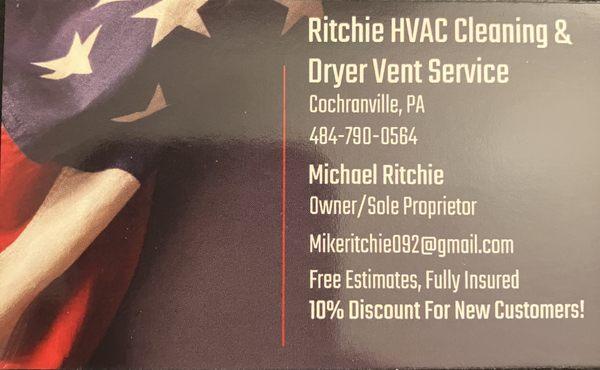 Ritchie HVAC Cleaning & Dryer Vent Service