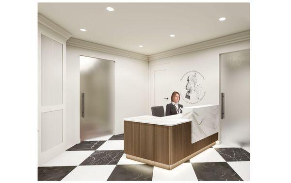 Render of our Concierge area.
