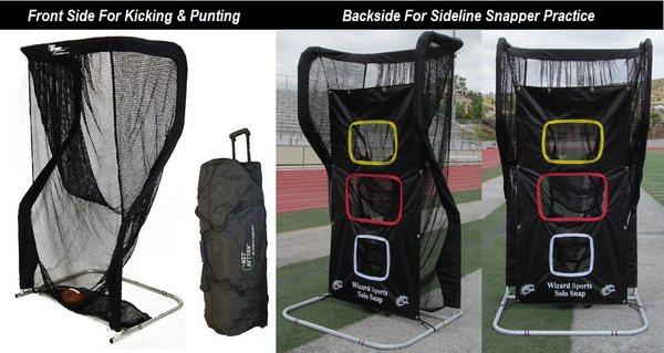 Warm up your Kickers and Snappers with one kicking net.