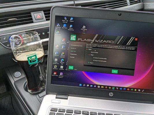 Atmospheric River? Install a tune on your VAG vehicle! Battery charger is recommended.