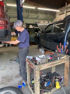 Mechanic and owner Vinny