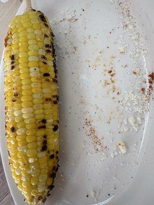 Street corn for breakfast? Yes please. Daughter's favorite - chipotle mayo omitted due to egg allergy
