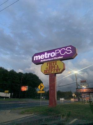 It's right in the liquor store plaza