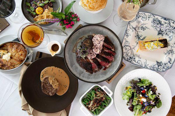 1870 Restaurant, Create you Own Dinner. You pick your protein, you pick your sauce or butter, you pick your side - this is made for you!