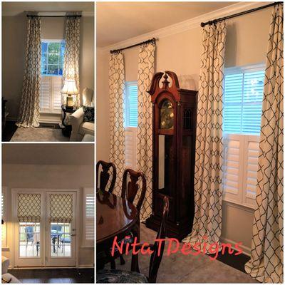 Custom Draperies & Roman Shades