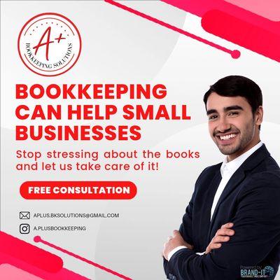 Take the hassle out of bookkeeping and let us help your small business stay stress-free!