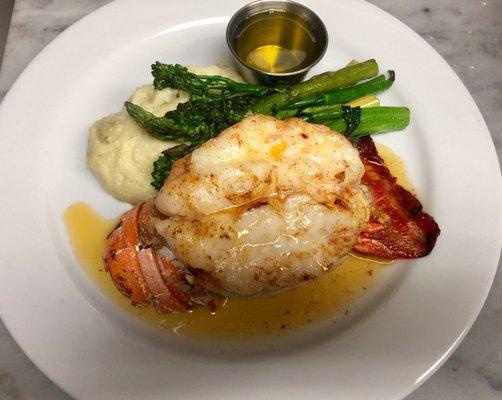 Actual photo of the 12oz lobster tail on Thursday night