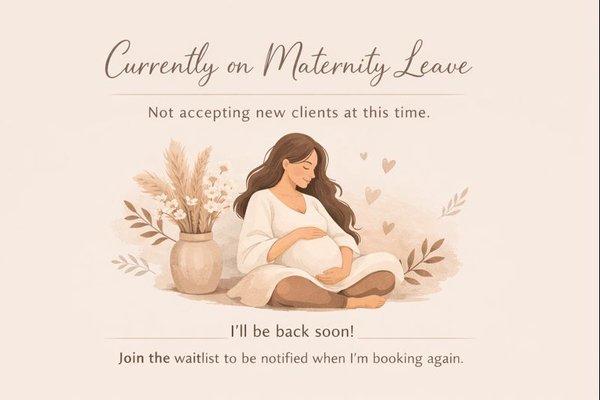 Not accepting new clients until July 2026. Join the waitlist on my website for reopening updates.