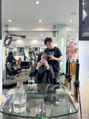 At Rua salon in studio city