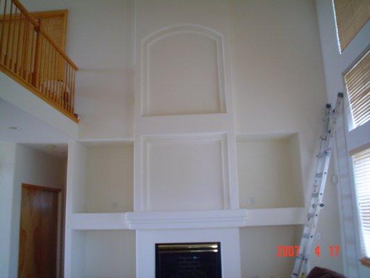 Inset & Walls before paint