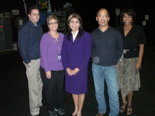 Our CCLD work group with Marcy (center). From left, Ken, Linda, Bob and Jodean.