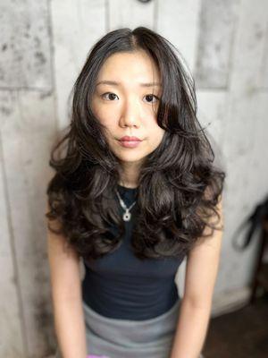 Curly hair style by Suzu【The best Japanese hair salon in NYC】