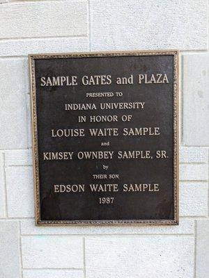 Indiana University Sample Gates, Bloomington