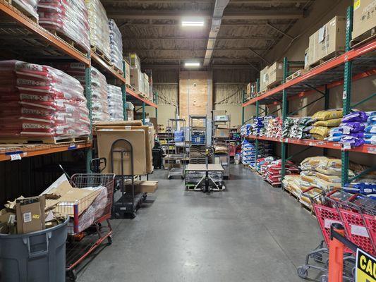 Bulk inventory of Livestock Feed, and Supplies