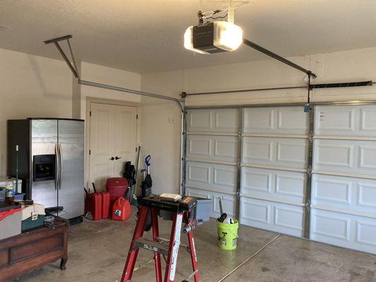 New garage door