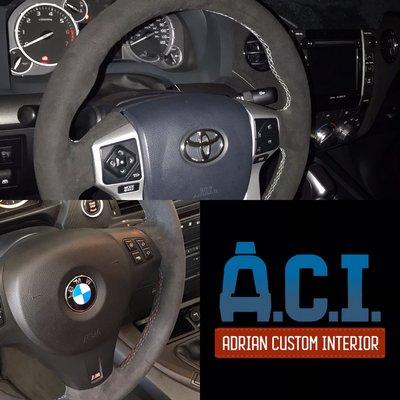 We also do steering wheel custom wrapping