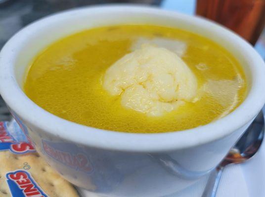 Matzah ball soup