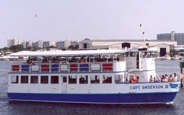 Capt. Anderson III sightseeing cruises for the whole family!