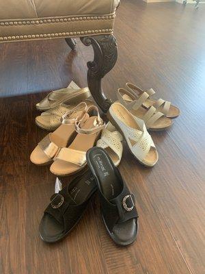 My haul from Evolution Footwear - 5 pairs of shoes, most at 20% or more off department stores retail price.
