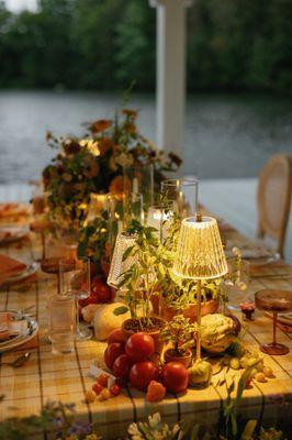 Reception Dinner on BoatHouse