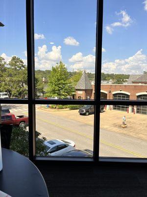 View from the 2nd floor study room
