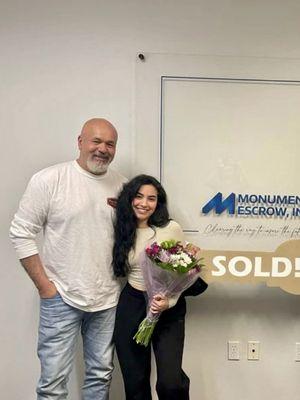 My dad and I (: his dream come true .