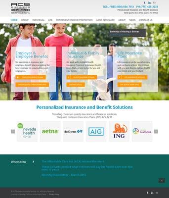 Providing choices for Nevada employer and employee benefits, Individual and family insurance and life insurance.