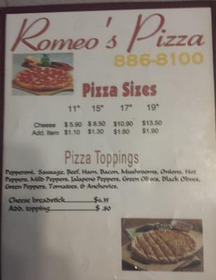 Romeo's Pizza
