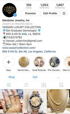 Follow us on Instagram: @vassari_Collection