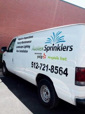 Austex Sprinklers Van