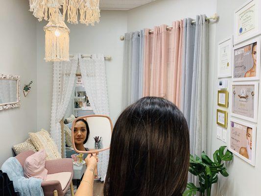 Freshly Microbladed brows